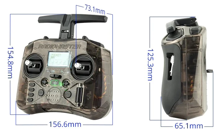 Radiomaster Pocket LBT for EU  - Radiomaster Pocket Elrs M2 recension och pris